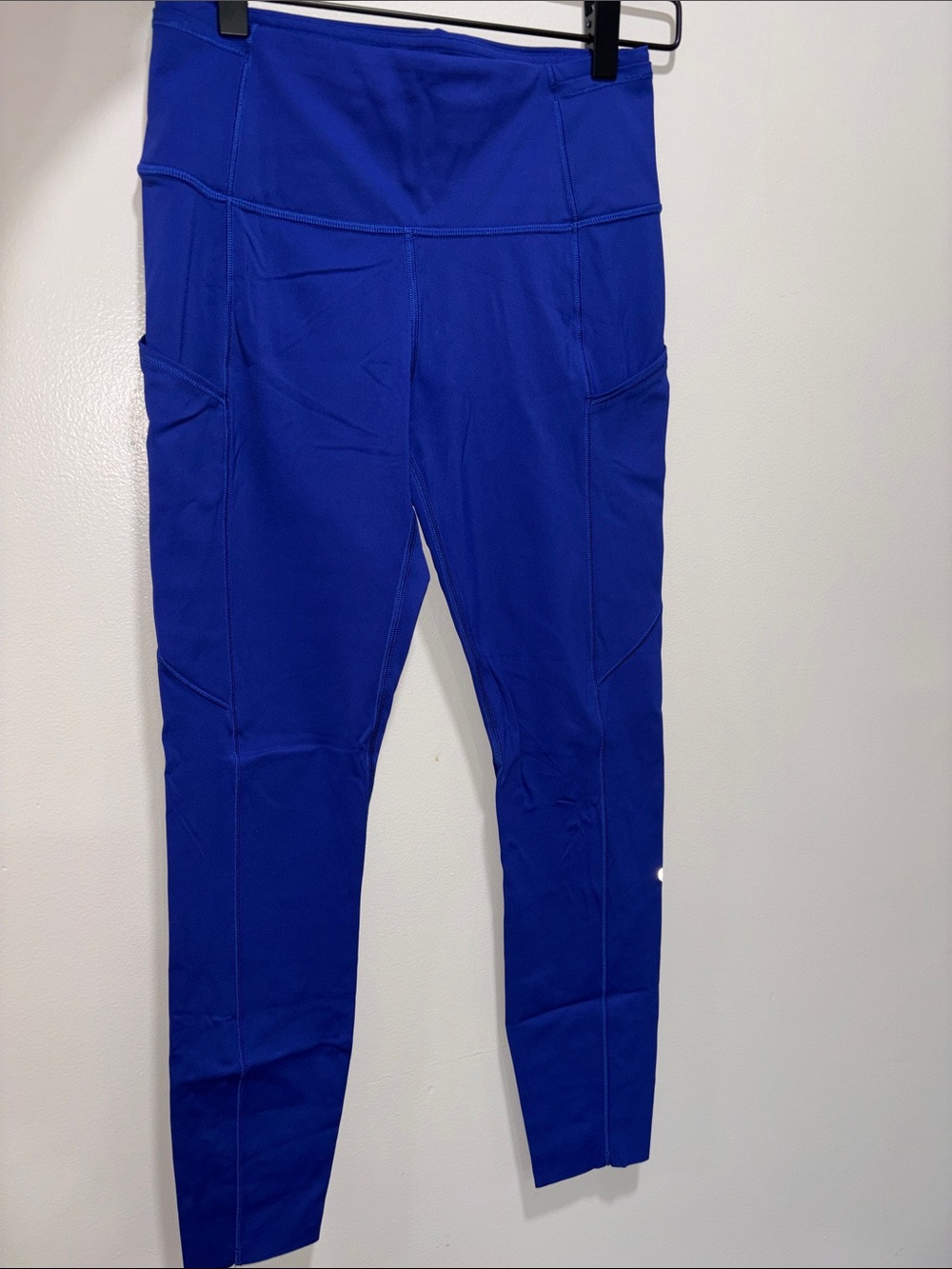 Fast and Free Lululemon 25” Bright Royal Blue High-Waist Pocket Leggings - Picture 3 of 4